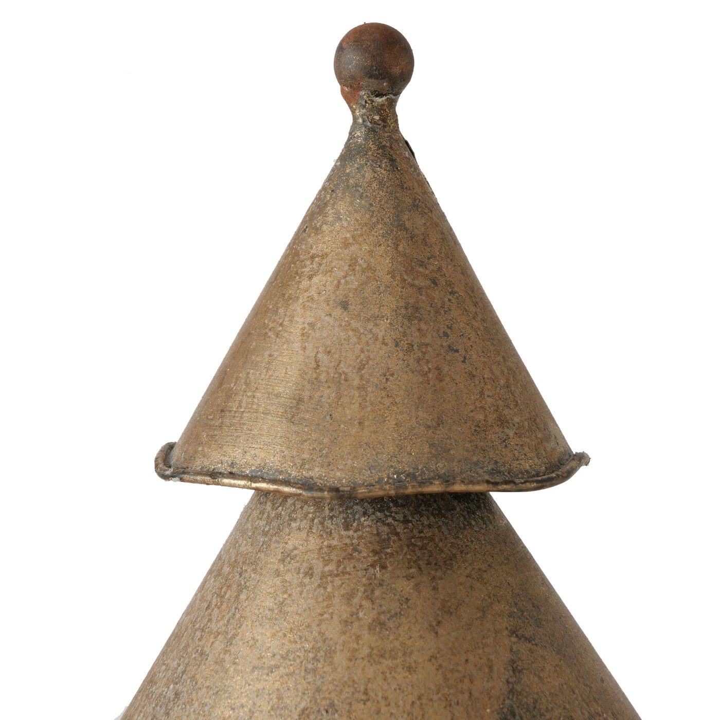 Prachtige goudkleurige metalen kerstboom M - Afbeelding 2