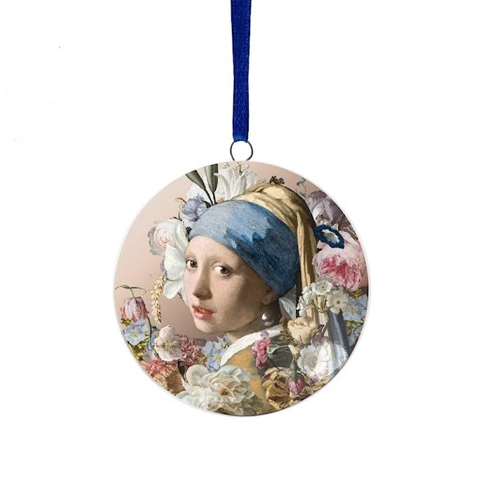 Hanger Heinen Delfts Blauw meisje met de parel