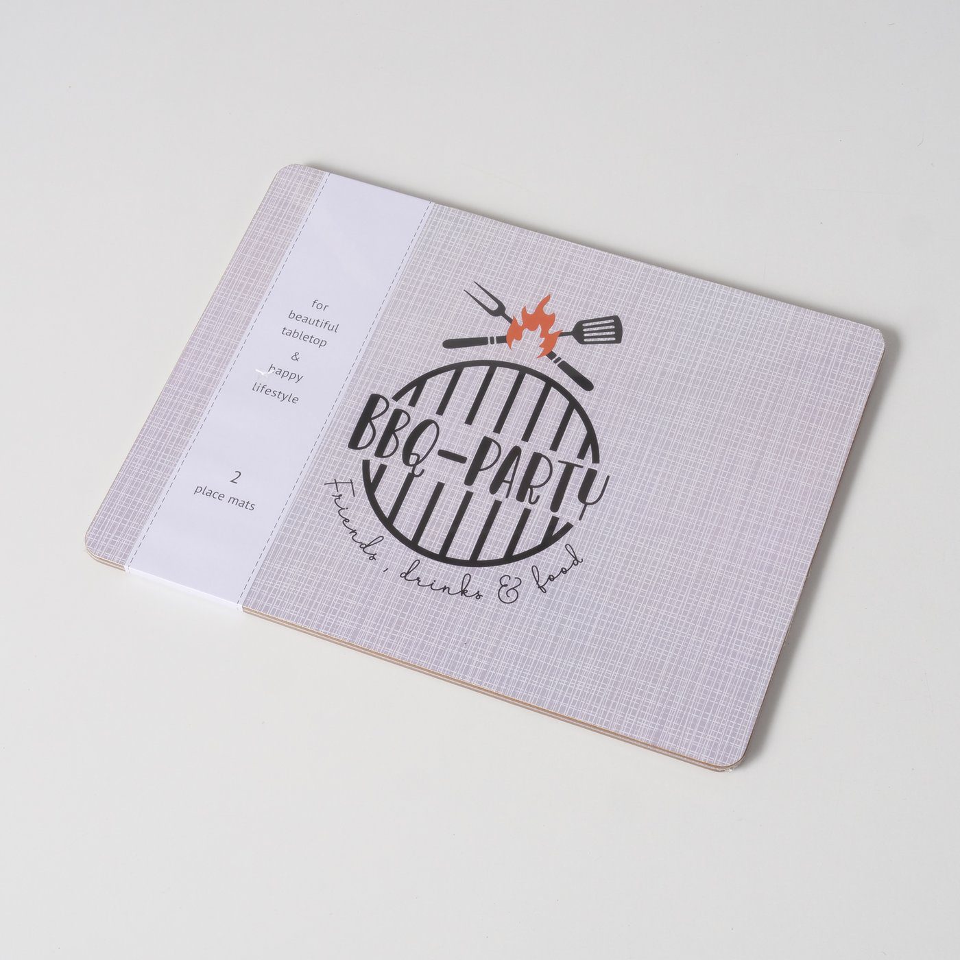 Set van 2 placemats mdf BBQ motief 1 - Afbeelding 2