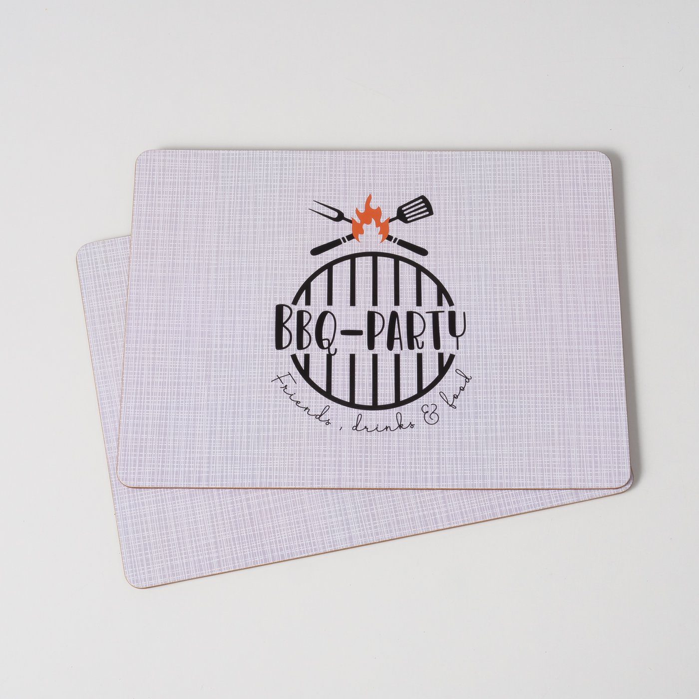 Set van 2 placemats mdf BBQ motief 1 - Afbeelding 4